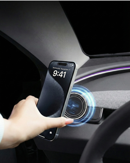 Magnetic Magsafe Dashboard Phone Holder for Juniper Model Y (2026) and Highland Model 3 (2024-2026)