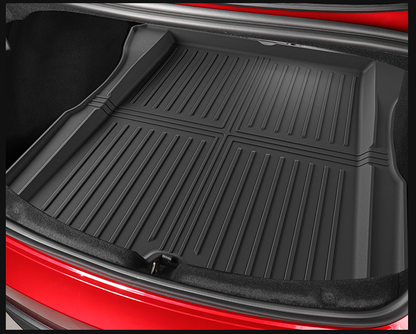 Tesla Highland  Model 3 All-Weather Cargo Mat and Trunk mats (three pieces)