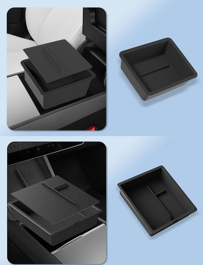 T-mod 3PCS Center Console Organizers set for Model 3 (2024-2025) and Model Y (2026)