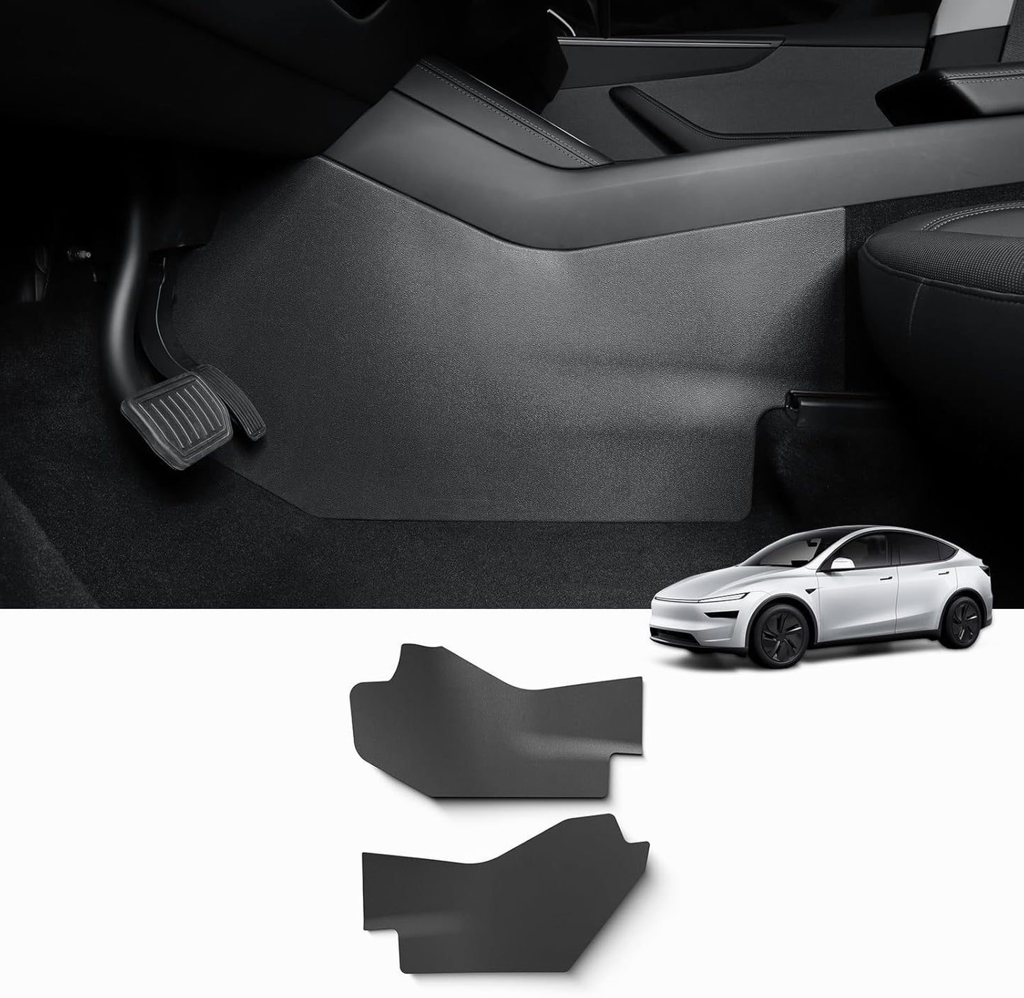 Center Console Side Anti-Kick Pads – 2PCS TPE Scratch-Resistant Covers for Tesla Model Y Juniper 2025–2026
