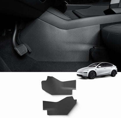 Center Console Side Anti-Kick Pads – 2PCS TPE Scratch-Resistant Covers for Tesla Model Y Juniper 2025–2026
