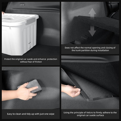 Rear Trunk Side Panel Protectors for Tesla Model Y Juniper 2025–2026 | Left & Right Cargo Wall Liners