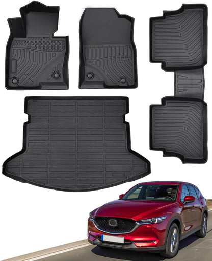 Brand New All-Weather TPE Floor Mats & Cargo Liners for Mazda CX-5 (2017–2025)