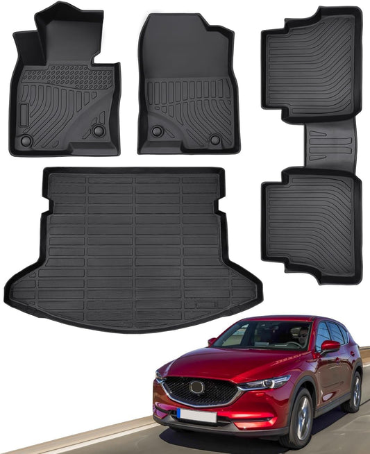 Brand New All-Weather TPE Floor Mats & Cargo Liners for Mazda CX-5 (2017–2025)