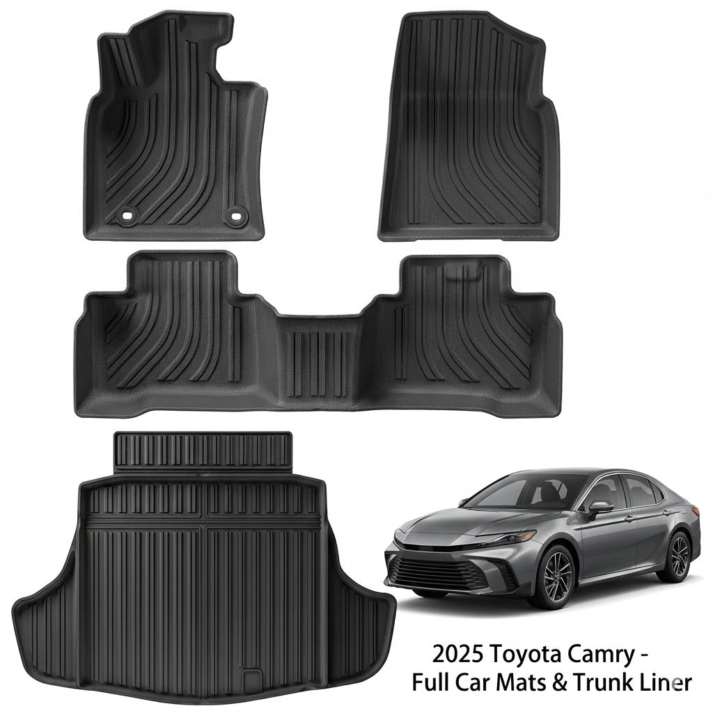 4-Piece All-Weather TPE Floor Mats & Trunk Mat Set for Toyota Camry | T-MOD Canada