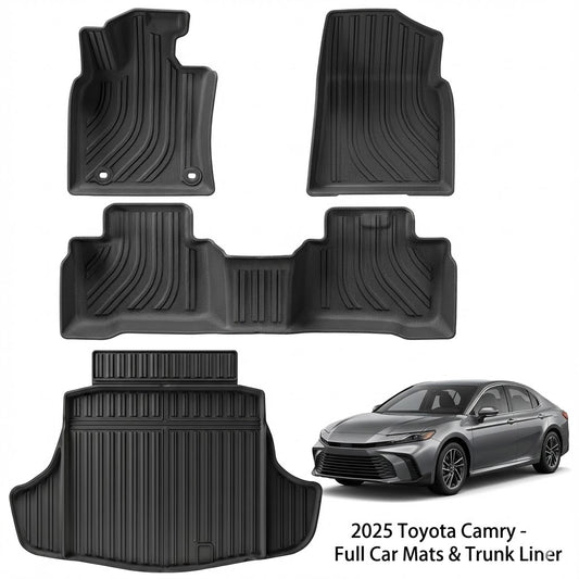 4-Piece All-Weather TPE Floor Mats & Trunk Mat Set for Toyota Camry | T-MOD Canada