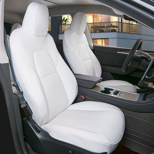 Tesla Model 3 Seat Cover Leather Custom Fit for Tesla Model 3 (2020-2023)
