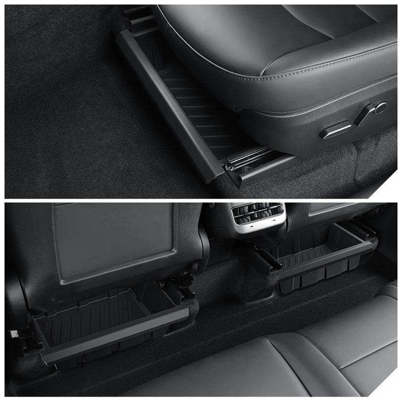 Tesla Under-Seat Storage Box for Model Y (2021-2025) & Model X (2022-2023)